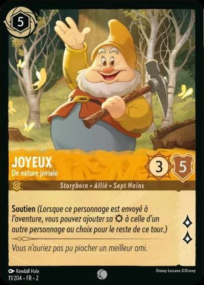 Joyeux, de nature joviale - Disney Lorcana Lascension des Floodborn 11/216
