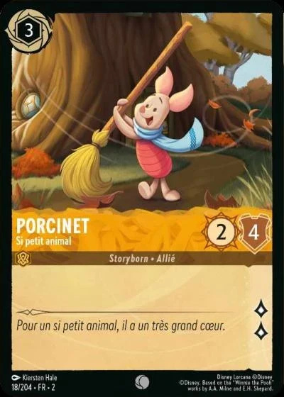 Porcinet, si petit animal - Disney Lorcana Lascension des Floodborn 18/216