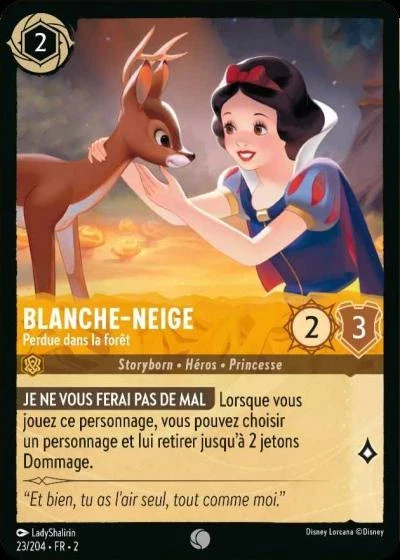 Blanche-Neige, perdue dans la forêt - Disney Lorcana Lascension des Floodborn 23/216
