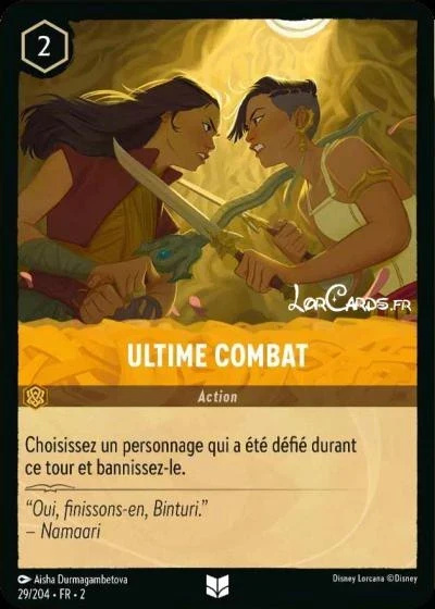Ultime combat - Disney Lorcana Lascension des Floodborn 29/216