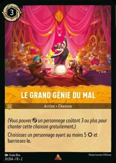 Le Grand Génie du Mal - Disney Lorcana Lascension des Floodborn 31/216