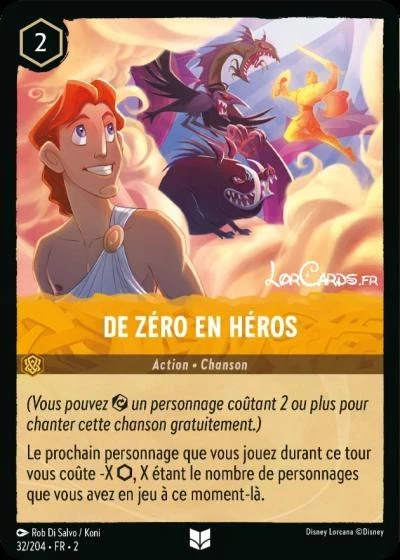 De zéro en héros - Disney Lorcana Lascension des Floodborn 32/216