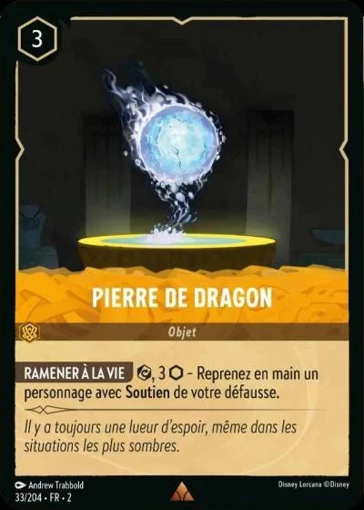 Pierre de Dragon - Disney Lorcana Lascension des Floodborn 33/216