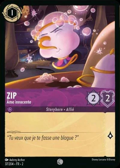 Zip, âme innocente - Disney Lorcana Lascension des Floodborn 37/216