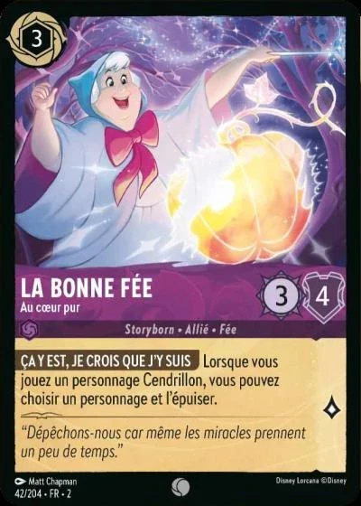 La Bonne Fée, au cœur pur - Disney Lorcana Lascension des Floodborn 42/216