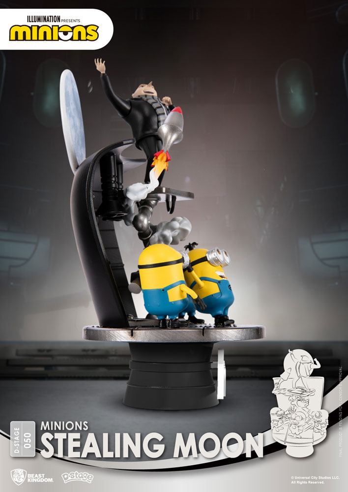 MINIONS - STEALING MOON - DIORAMA D-STAGE 15CM 1