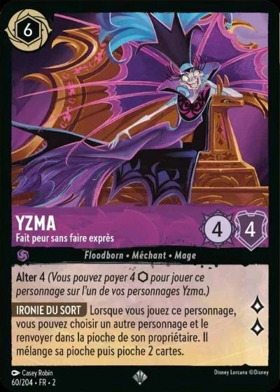 Yzma, fait peur sans faire exprès - Disney Lorcana Lascension des Floodborn 60/216