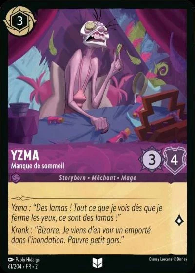 Yzma, manque de sommeil - Disney Lorcana Lascension des Floodborn 61/216