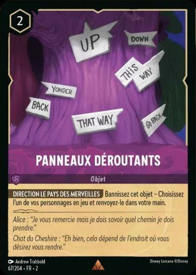 Panneaux déroutants - Disney Lorcana Lascension des Floodborn 67/216