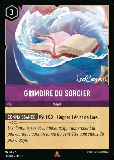 Grimoire du sorcier - Disney Lorcana Lascension des Floodborn 68/216