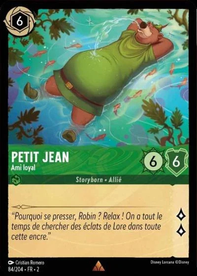 Petit Jean, ami loyal - Disney Lorcana Lascension des Floodborn 84/216