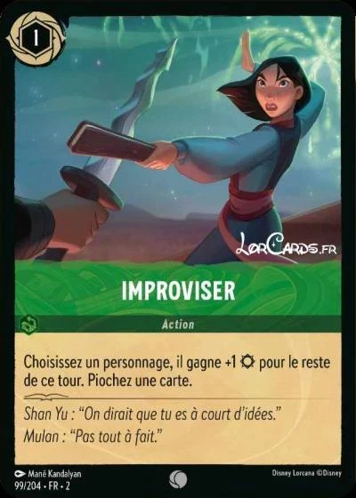 Improviser - Disney Lorcana Lascension des Floodborn 99/216