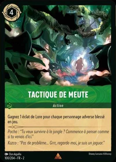 Tactique de meute - Disney Lorcana Lascension des Floodborn 100/216