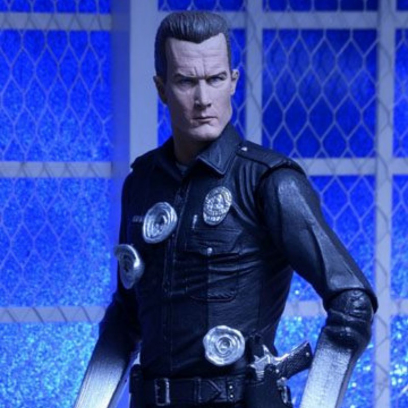 NECA Terminator 2 - Action Figure Ultimate T-1000 Poliziotto, 18 Cm, Merchandising Ufficiale