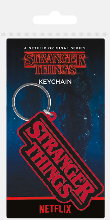 STRANGER THINGS - LOGO - PORTE-CLÉS EN CAOUTCHOUC