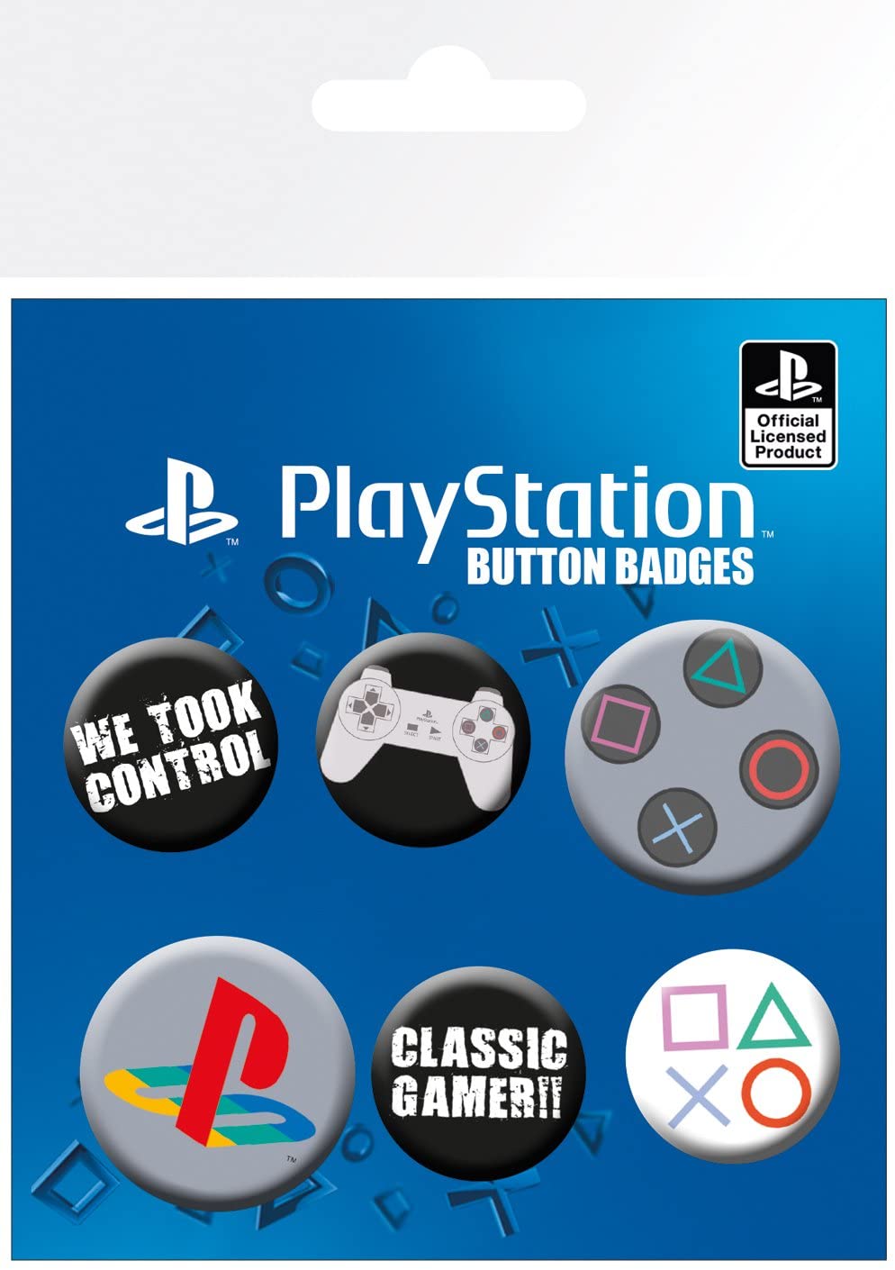 Playstation : Lot de 6 badges classic