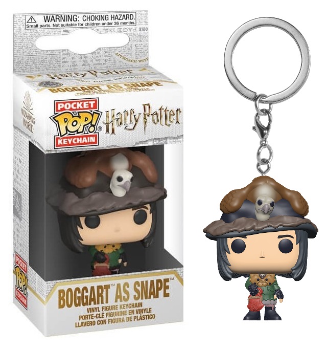 HARRY POTTER - POCKET POP KEYCHAINS - SNAPE AS BOGGART - 4CM