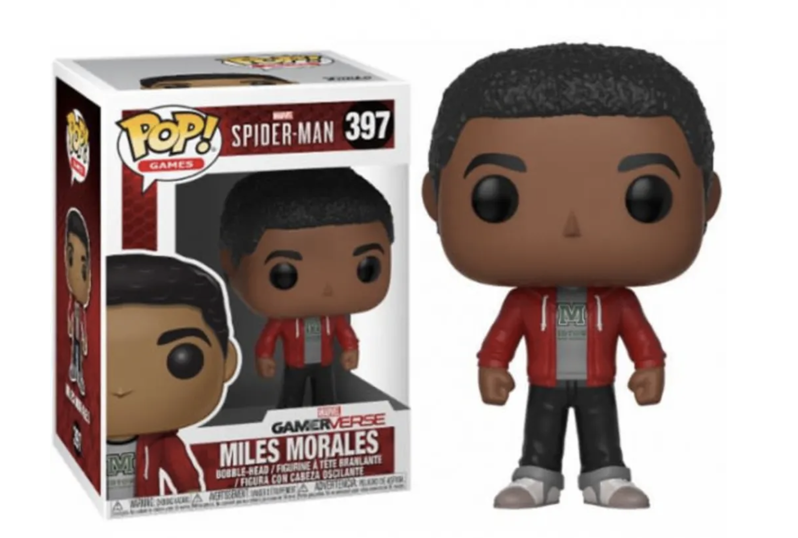 Marvel - Bobble Head Funko Pop N°397 : Miles Morales