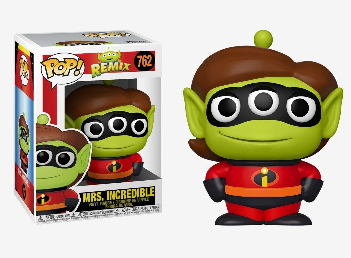 Funko Pop Pixar Remix- Mrs. Incredible Vinyl Figure #49602