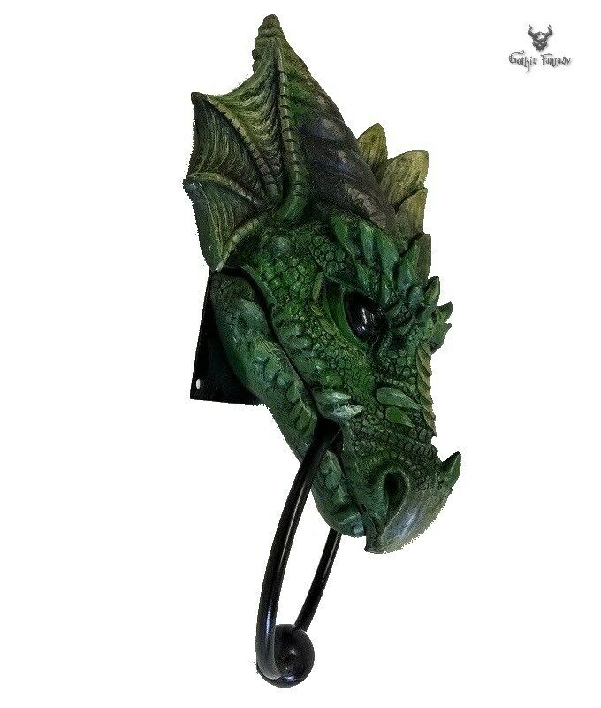 Kryst Dragon Heurtoir Vert NEMESIS NOW Avant Heurtoir dragon 23.1 cm a