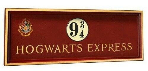 Warner Bros - Harry Potter : Plaque Poudlard Express Quai 9 3/4