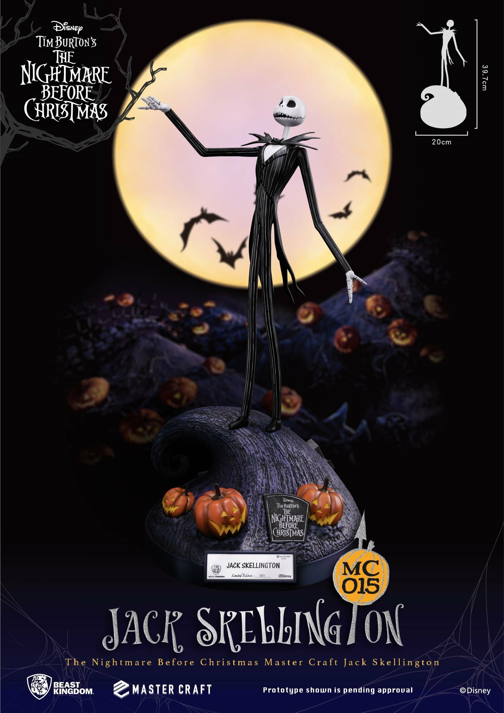 NBX - MASTER CRAFT JACK SKELLINGTON - 40CM