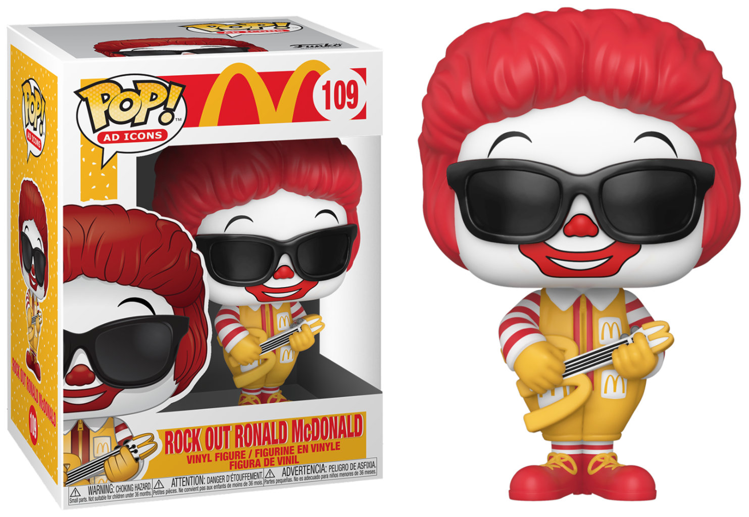 MCDONALDS - BOBBLE HEAD POP N° 109 - ROCK OUT DONALDS