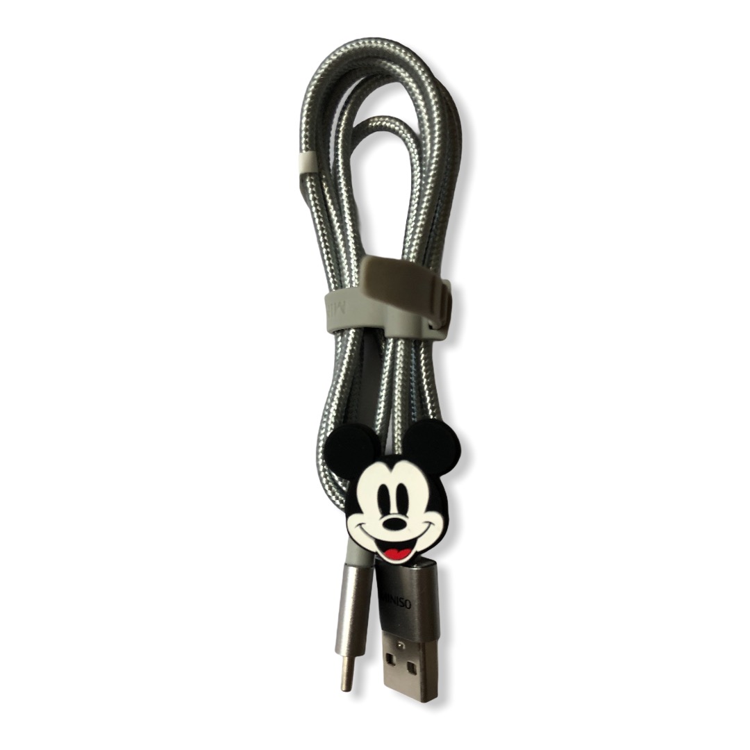 Disney - Mickey Mouse : Cable MK USB type-C tissé