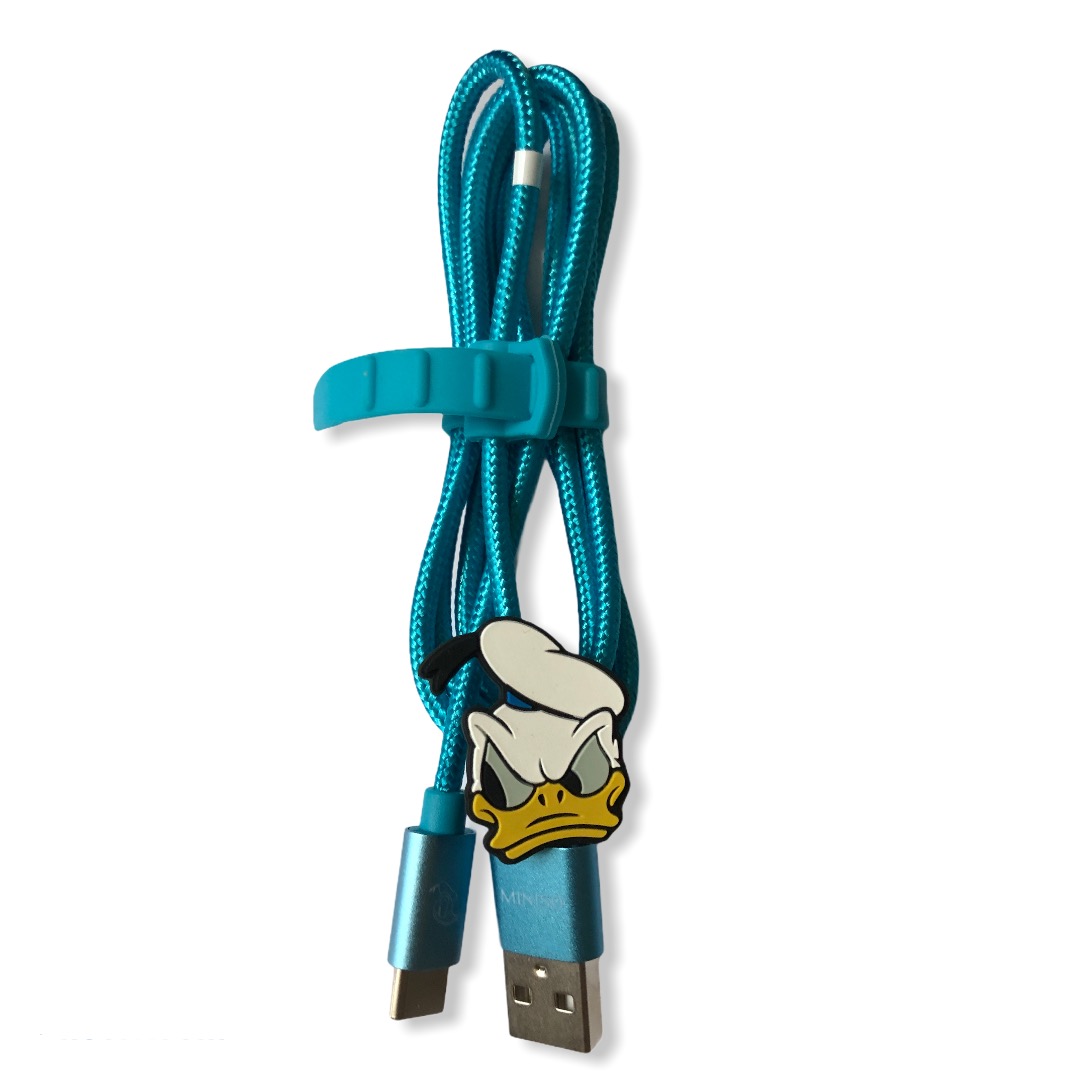 Disney - Donald Duck : Cable MK USB type-C tissé
