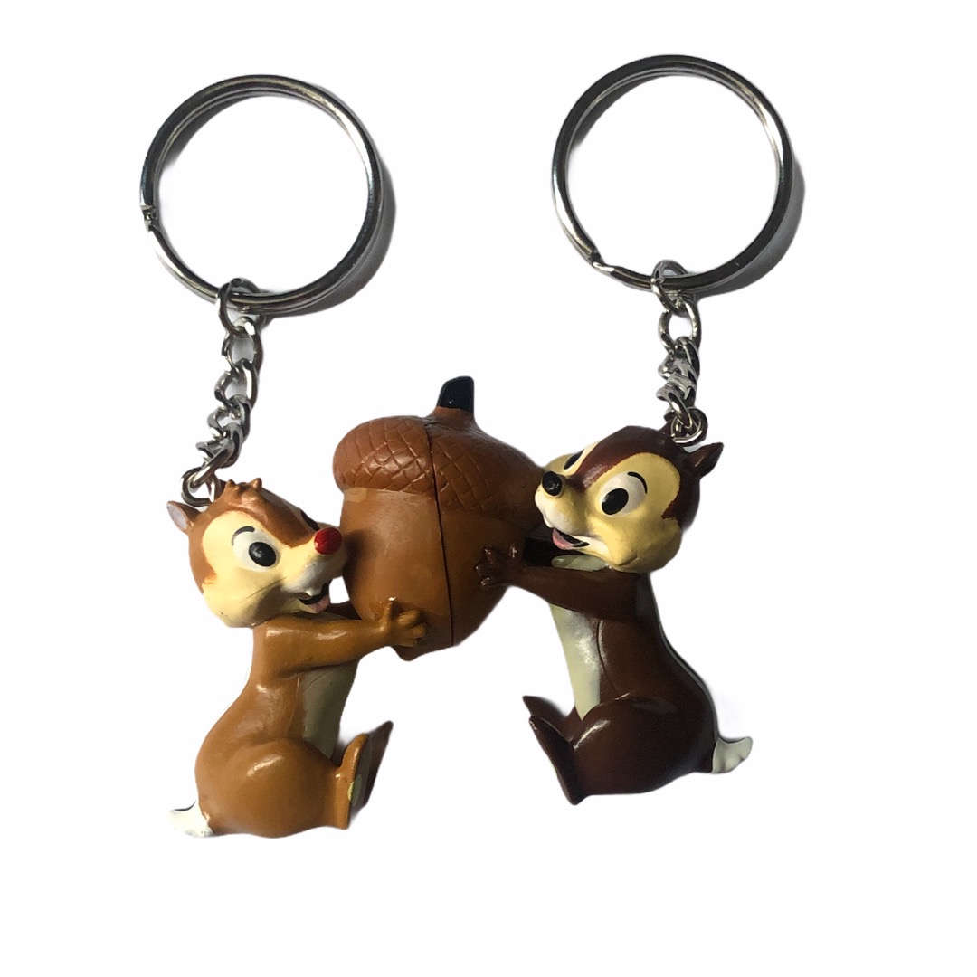 Duo de peluches aimantées Tic et Tac