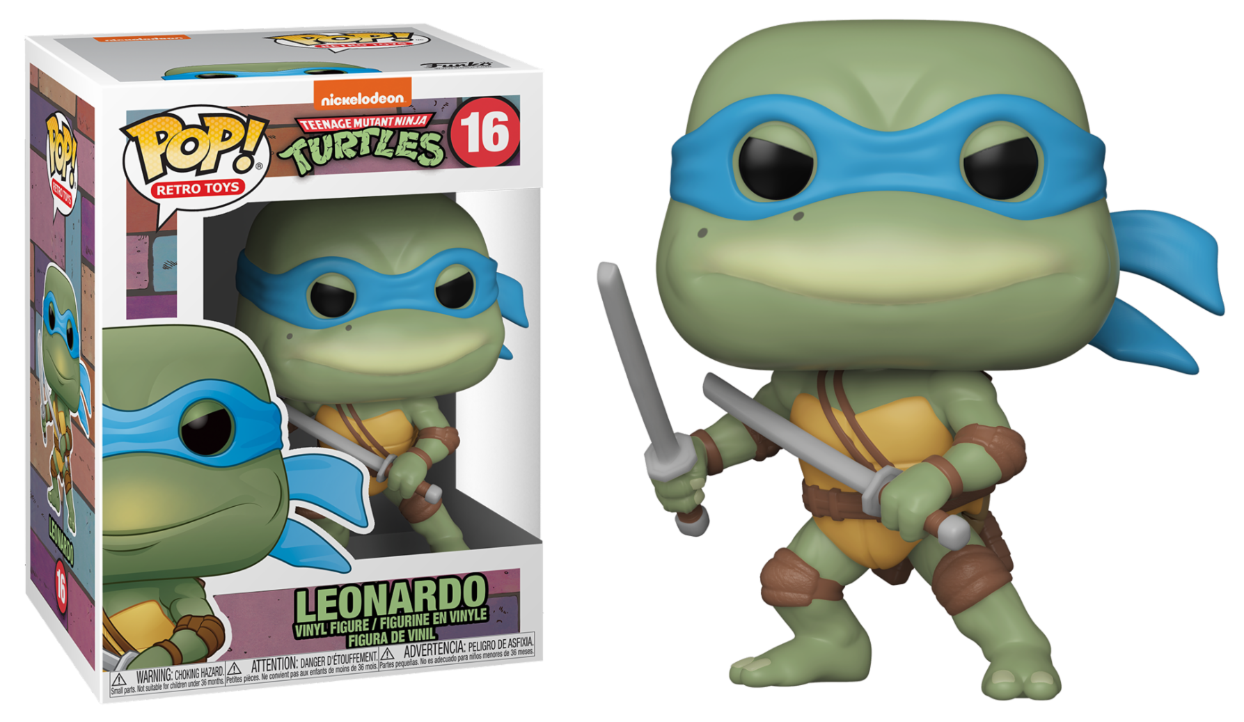 Teenage Mutant Ninja Turtles - Funko Pop N°16 : Leonardo