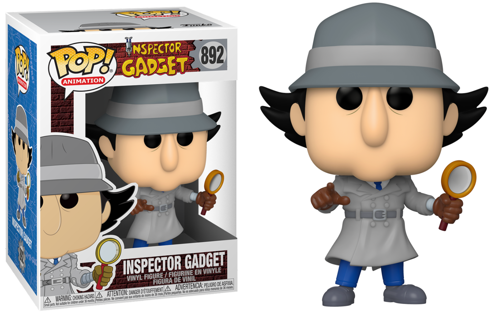 INSPECTOR GADGET - BOBBLE HEAD POP N° 892 - INSPECTOR GADGET