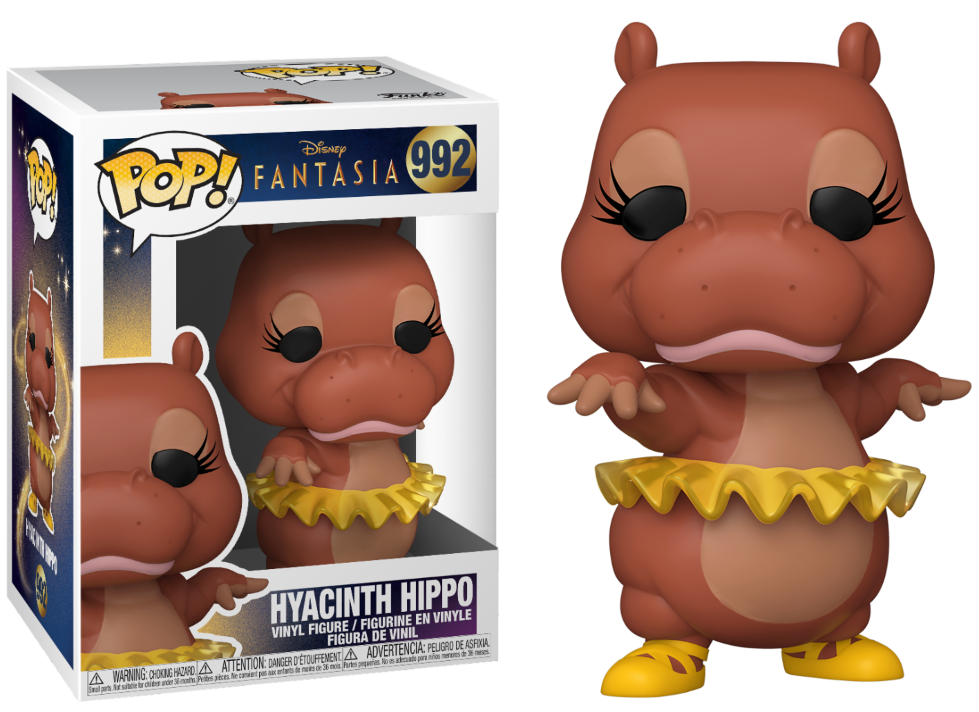 Disney - Bobble Head Funko Pop N°992 : Hyacinth Hippo Fantasia