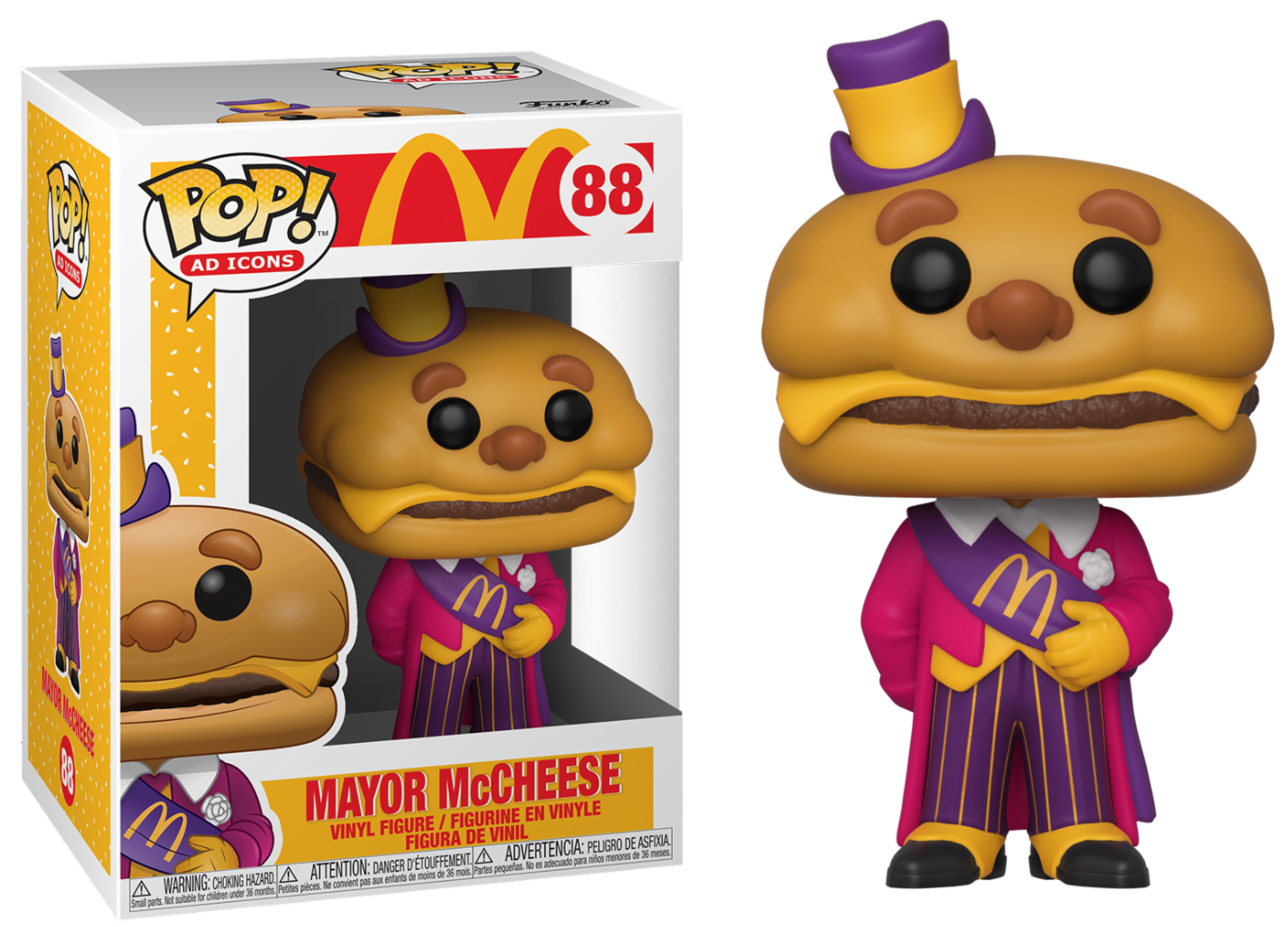 Mc Donald - Bobble Head Funko Pop N°88 : Mayor McCheese