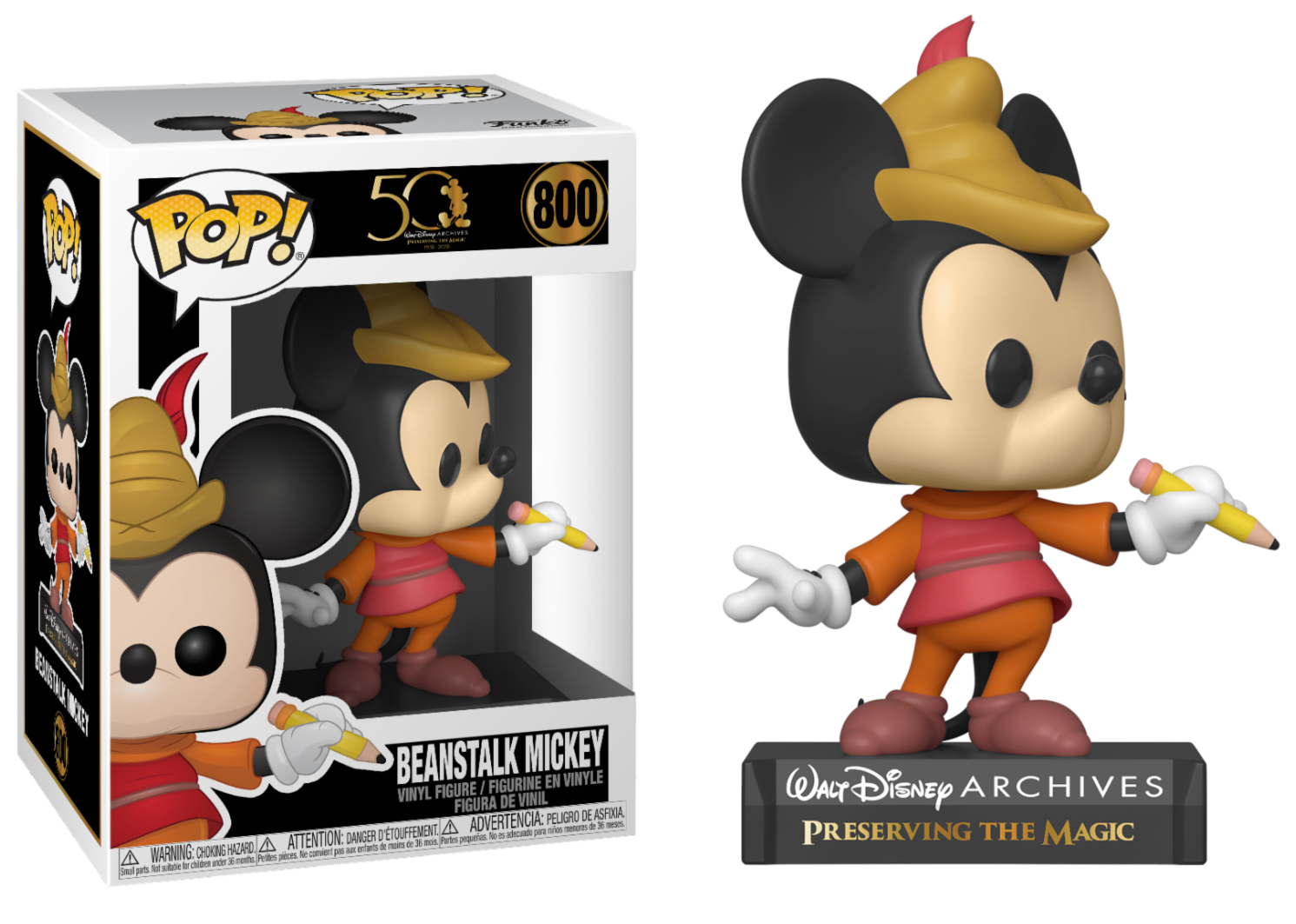 Disney Archives - Bobble Head Funko Pop N°800 : Beanstalk Mickey