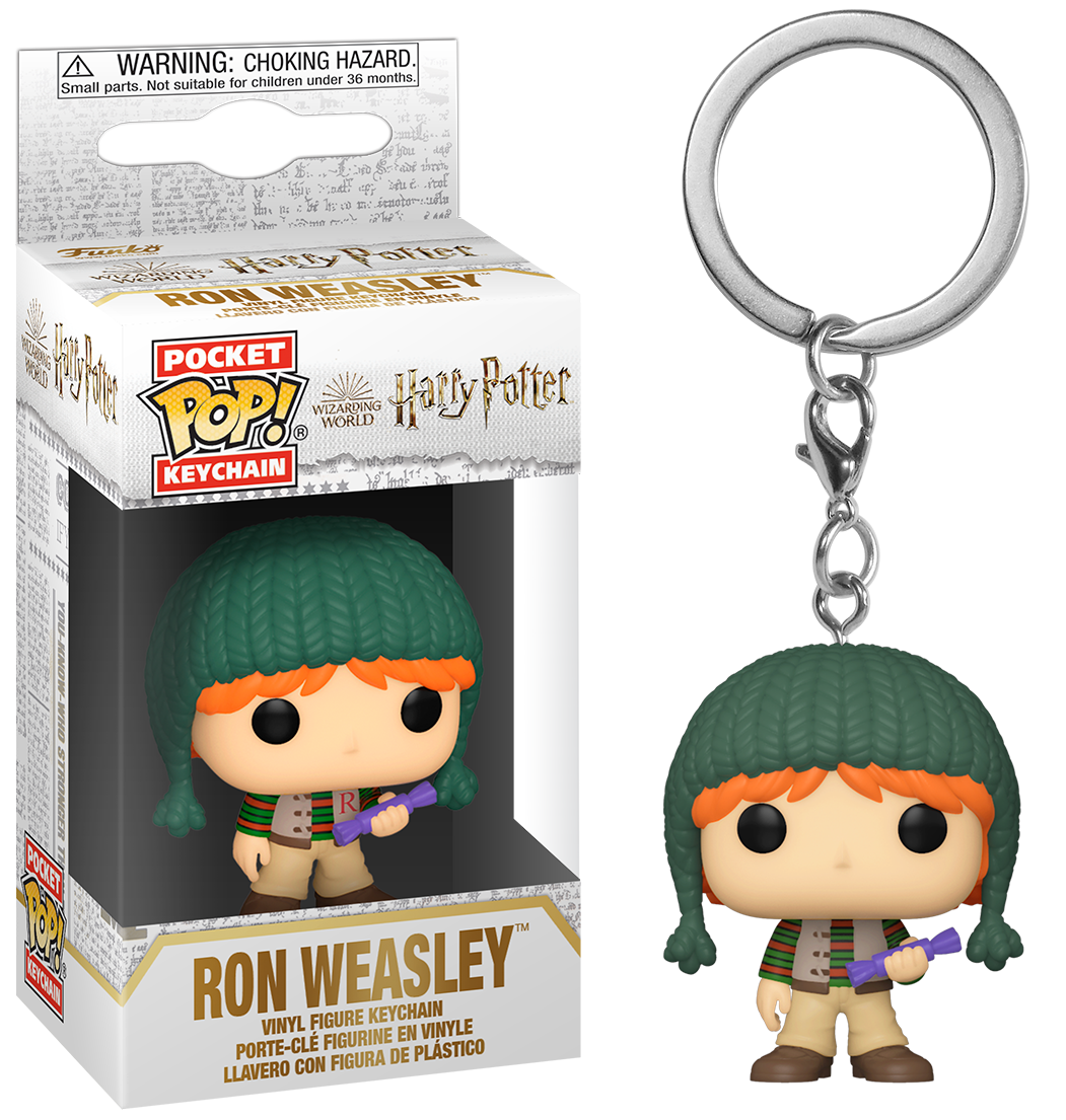 Pocket Pop Keychains : Harry Potter - Holiday Ron Weasley