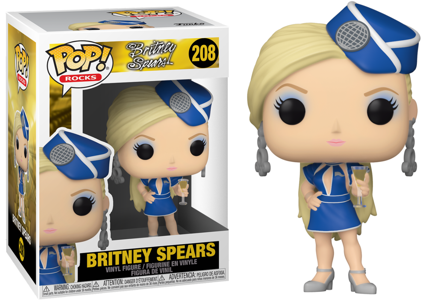 BRITNEY SPEARS - BOBBLE HEAD POP N° 208 - STEWARDESS