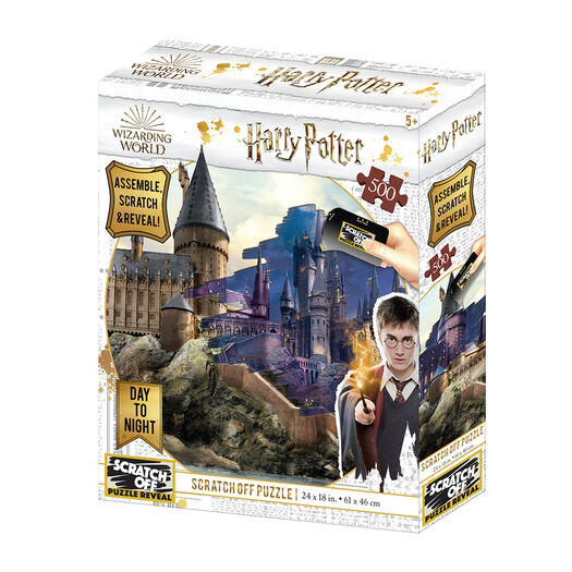 HARRY POTTER - DAY &amp; NIGHT - SCRATCH PUZZLE 500P '61X46CM'