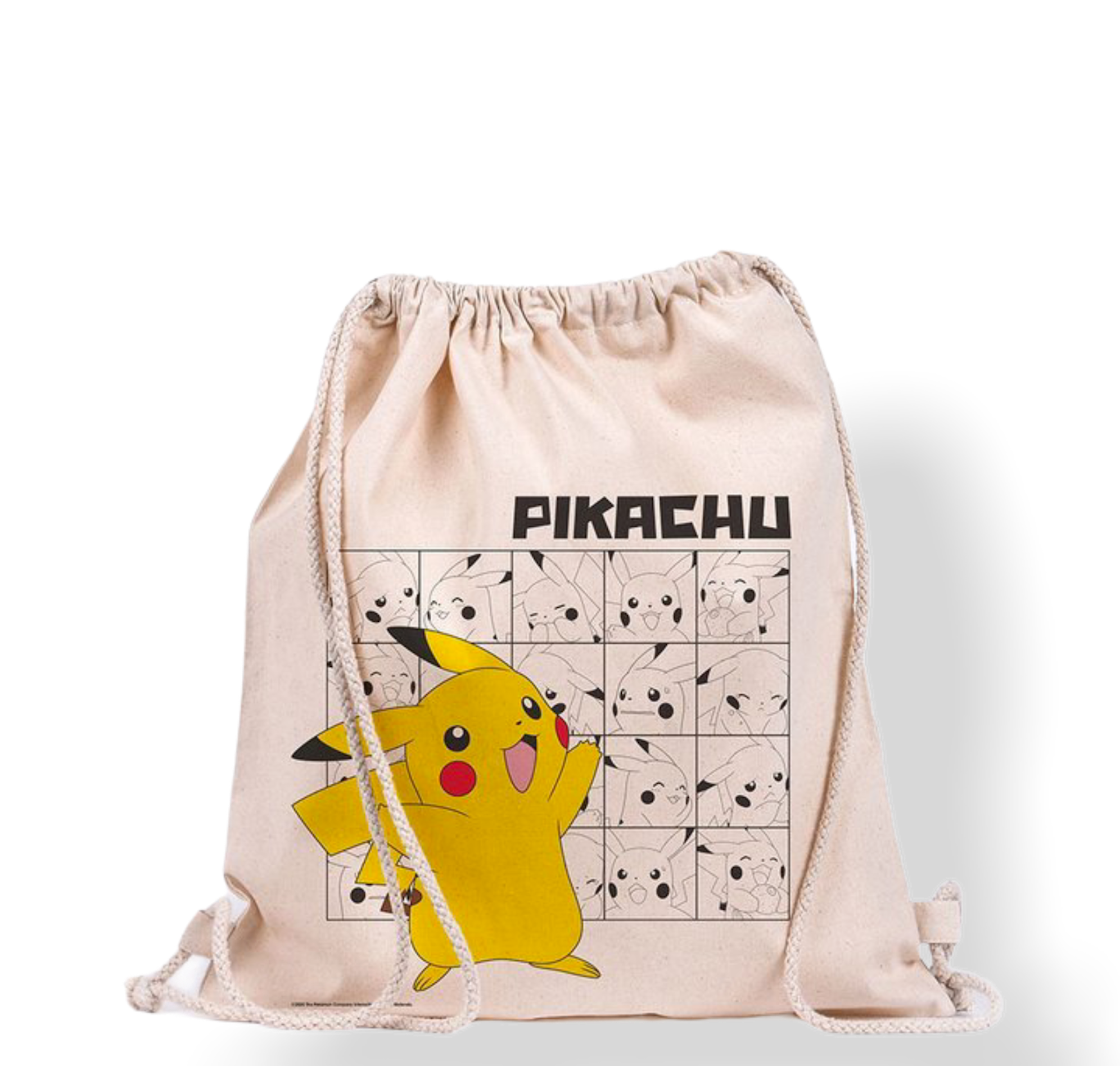 POKEMON - Pikachu - Sac en toile 100% coton 42x37cm