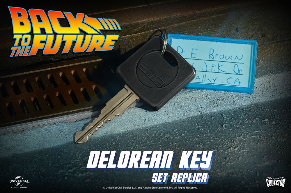 Retour vers le futur - Réplique 1/1 de la clé de la Delorean