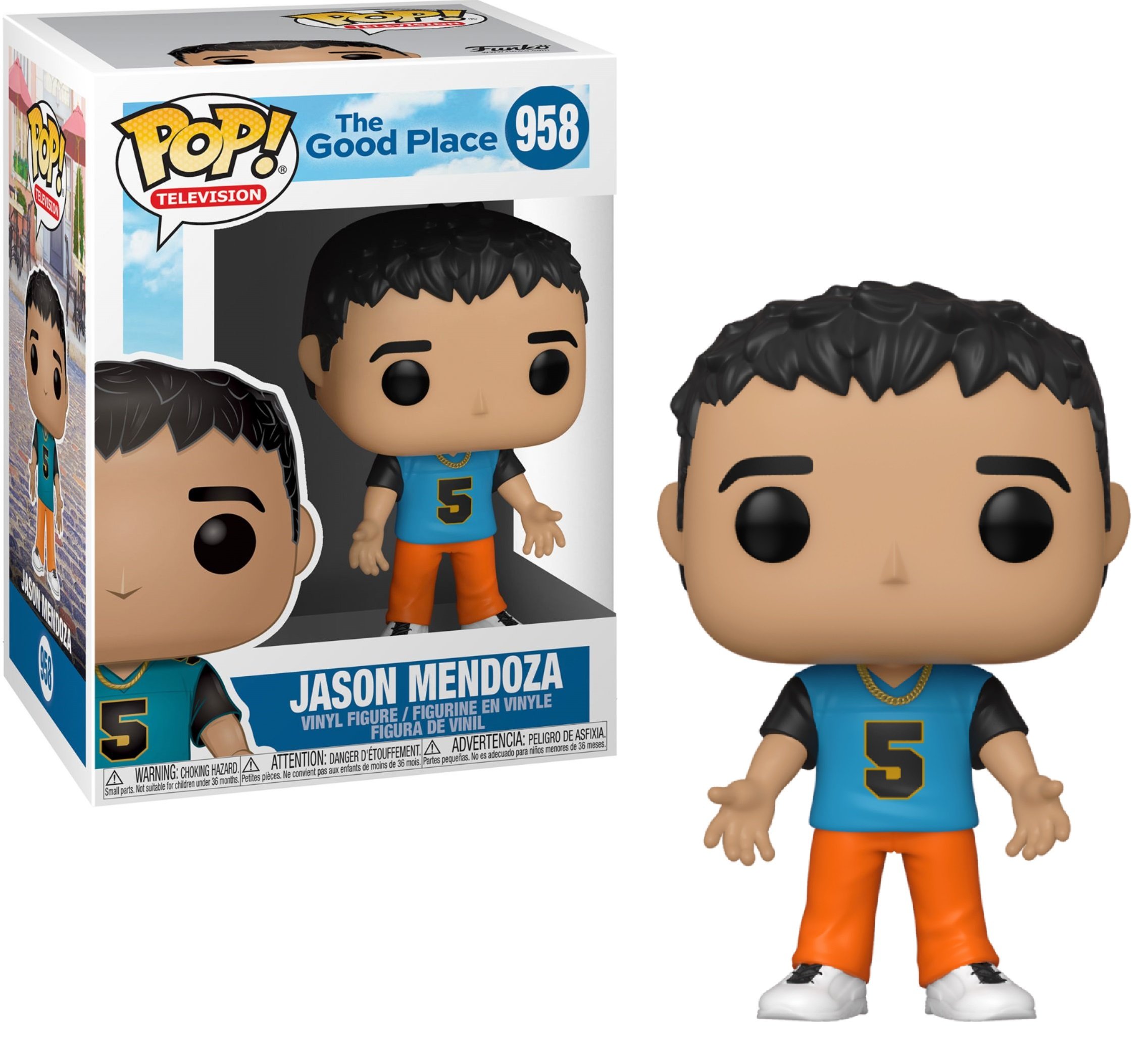 THE GOOD PLACE - BOBBLE HEAD POP N° 958 - JASON MENDOZA