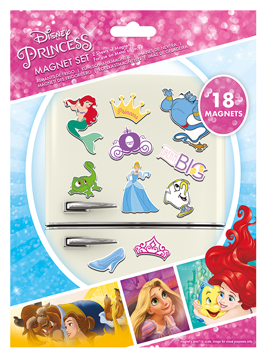 Disney - Princess Royal : Pack de 18 magnets