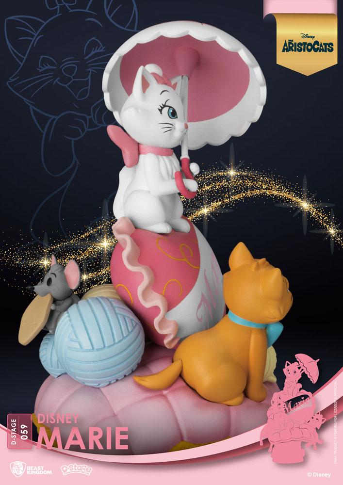 Disney Classic Animation Series diorama PVC D-Stage Marie 15 cm