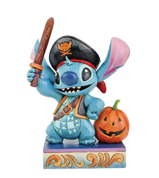 DISNEY - STITCH AS A PIRATE - STATUETTE ENESCO 15.5X6.5CM