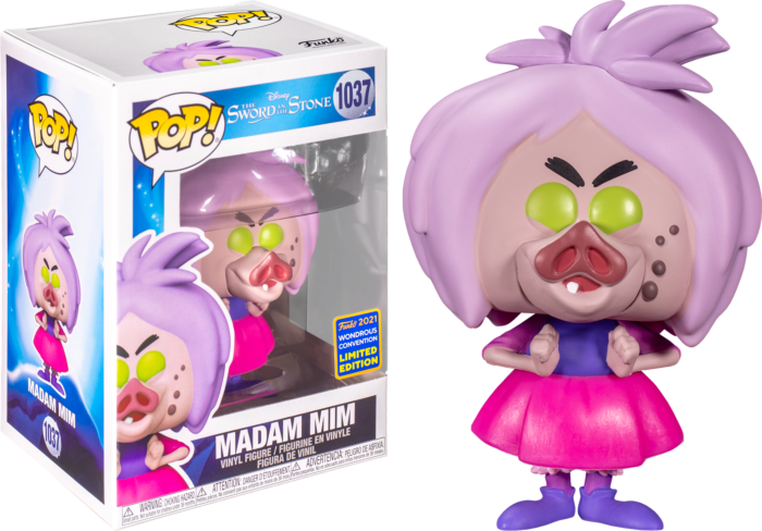 Funko Pop! The Sword in the Stone 1037 - Madam Mim with Pig Face (2021 Wondrous Convention Exclusive) FUNKO POP! THE SWORD IN THE STONE 1037 - MADAM MIM WITH PIG FACE (2021 WONDROUS CONVENTION EXCLUSIVE)
