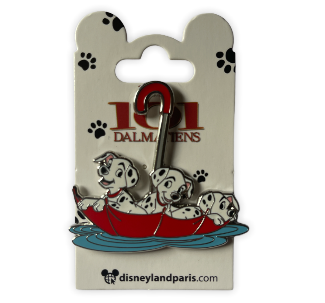 Disney - Les 101 dalmatiens : Pin\'s dalmatien parapluie OE