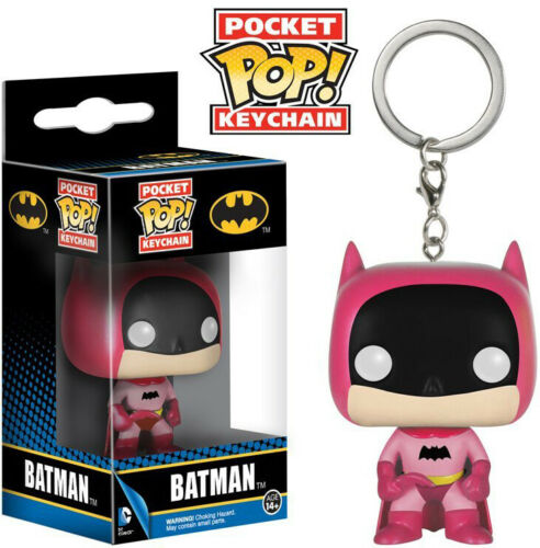 FunKo POP! 75th Anniversary Pink Batman 1.5%22 Keychain, New