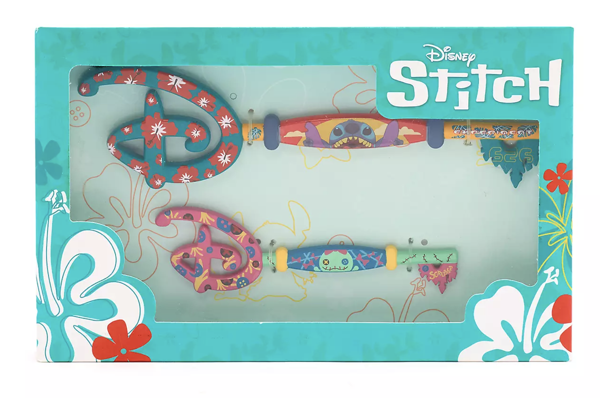 Disney - Lilo et Stitch : Lot de 2 clés Stitch