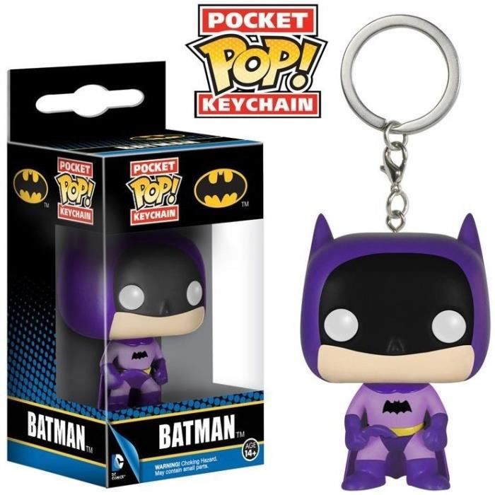 BATMAN : POCKET POP KEYCHAINS Batman Violet 75th anniversary