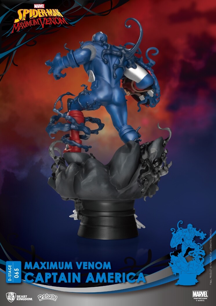 Marvel- Maximum Venom Captain America PVC Diorama 4